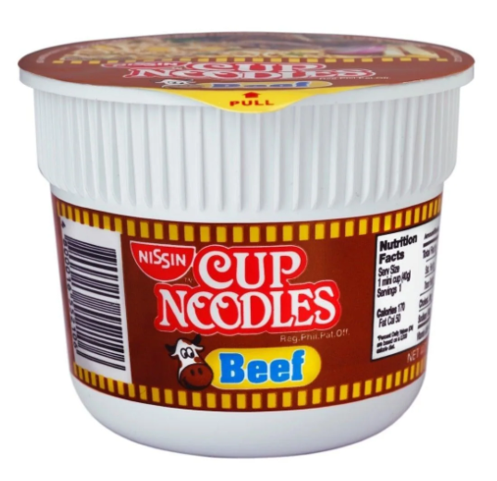 NISSIN CUP NOODLES 40G BEEF