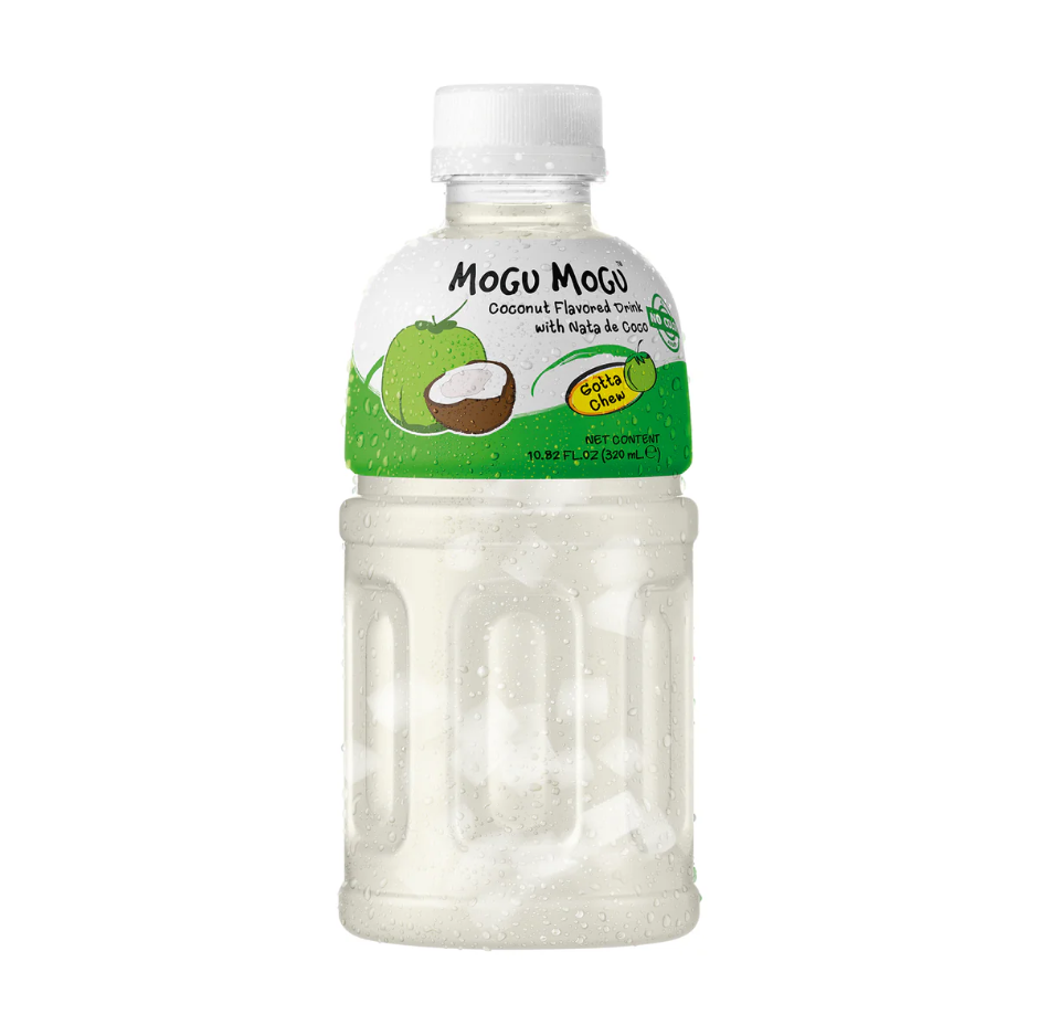 MOGU MOGU NATA DE COCO DRINK 320ML COCONUT DRINK WITH COCONUT JELLY