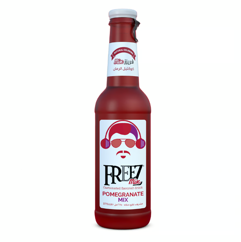 FREEZ MIX CARBONATED FLAVORED DRINK 275ML POMEGRANATE MIX