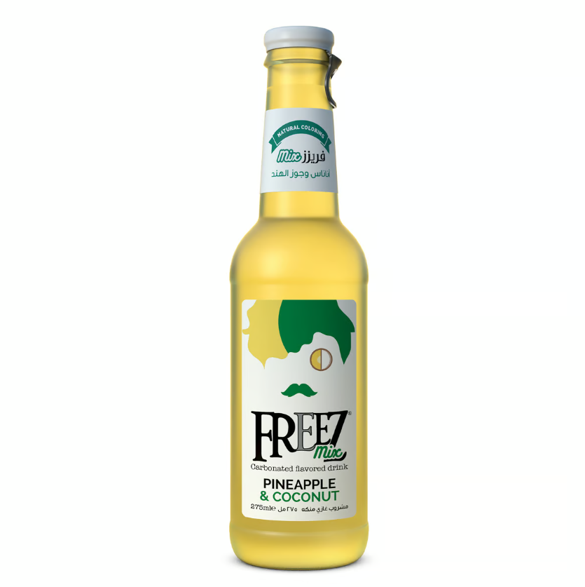 FREEZ MIX CARBONATED FLAVORED DRINK 275ML PINEAPPLE & COCONUT
