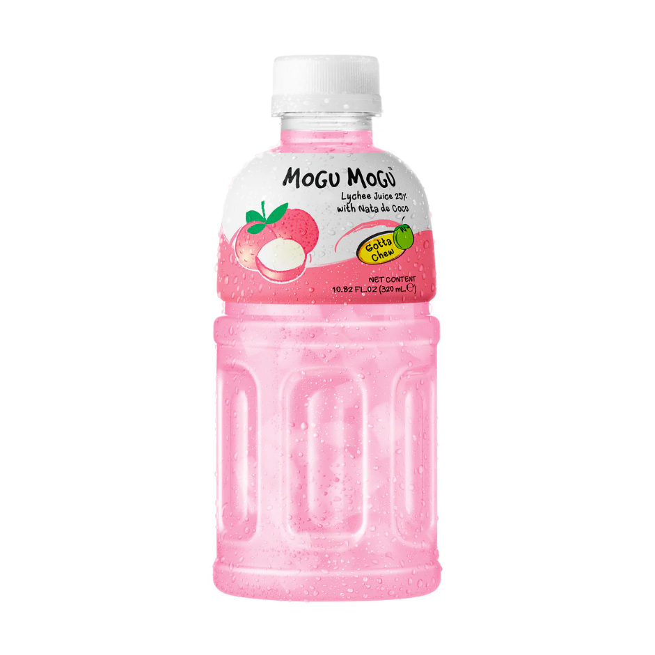 MOGU MOGU NATA DE COCO DRINK 320ML LYCHEE WITH COCONUT JELLY